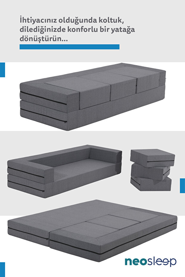 ComfyNest Fonksiyonel Koltuk ve Misafir Yatağı - 5