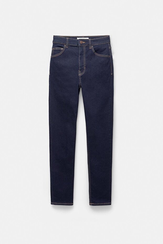 Yüksek bel skinny jean - 7