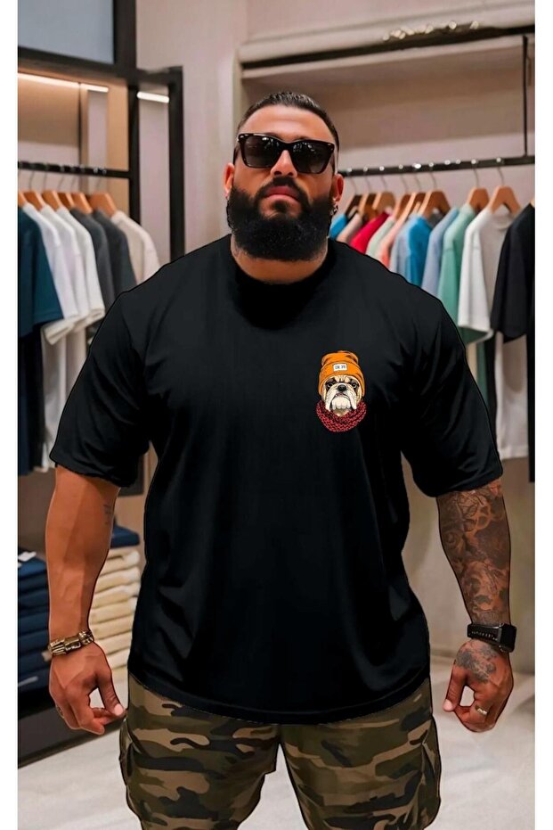 Plus Size Unisex Printed T-Shirt
