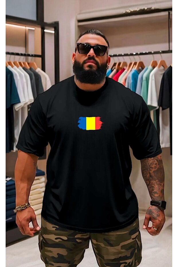Plus Size Unisex Printed T-Shirt