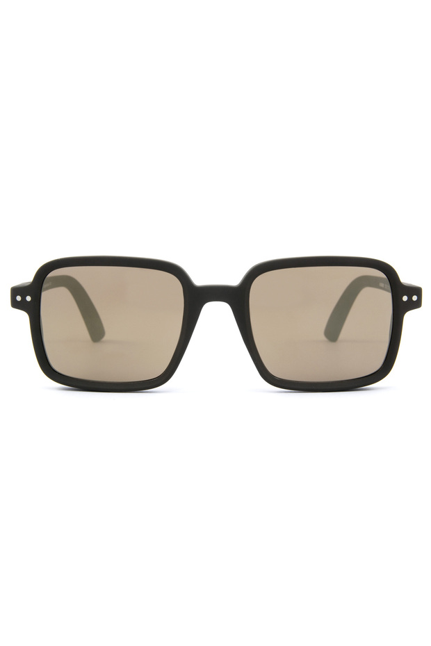 The Squared Brown Unisex Sunglasses