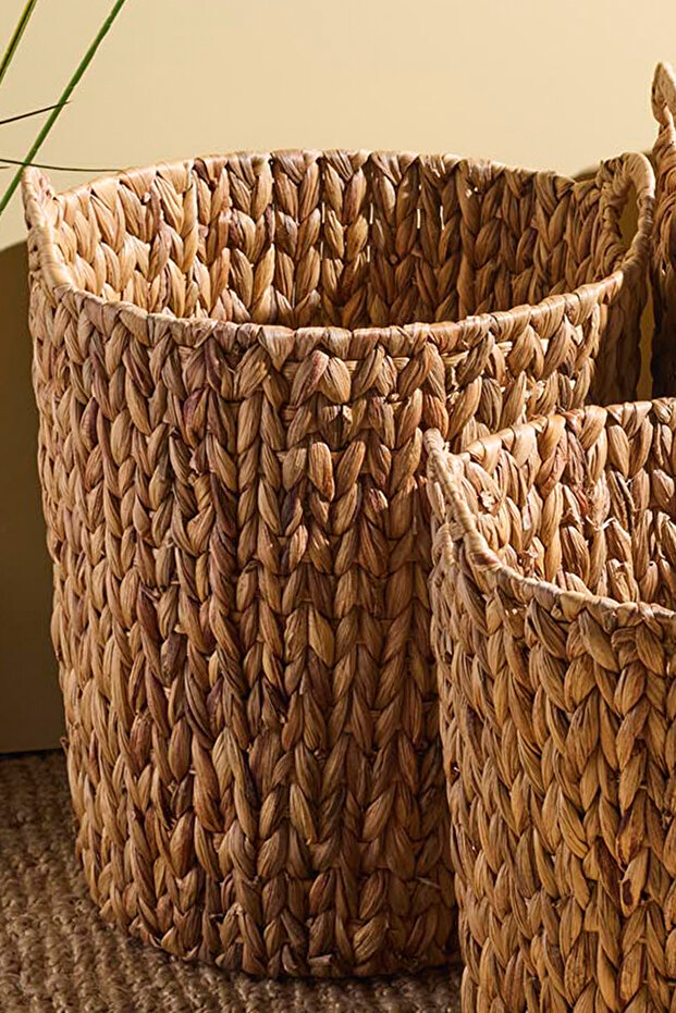 Cilento Hasır 3'lü Sepet Seti - 2