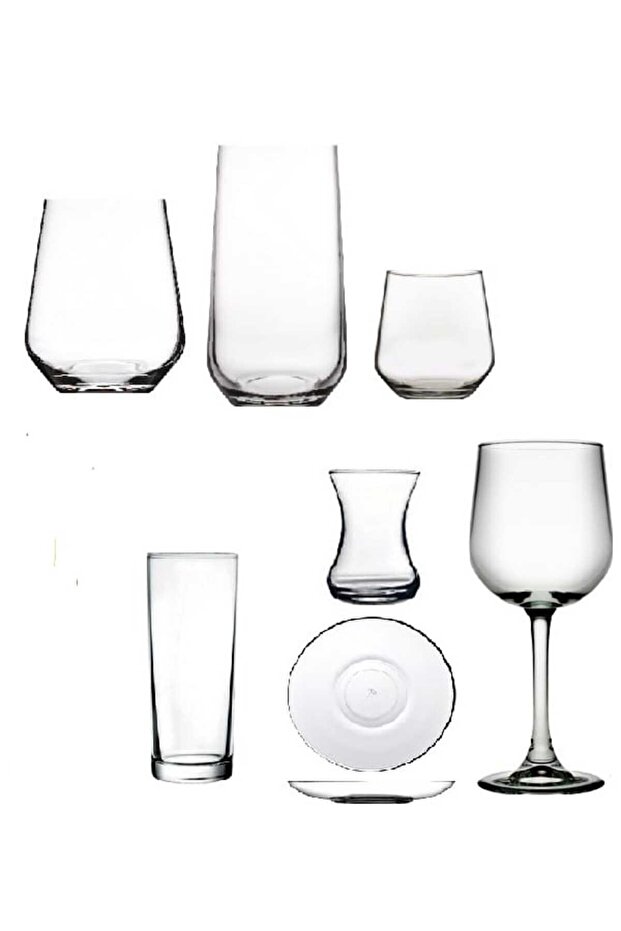Glass Allegra Water Glass Set 42 Piece Dowry Presentation Set