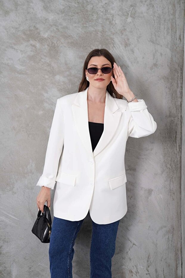 Jachetă blazer pentru femei - 8