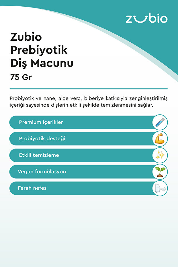 Prebiyotik Diş Macunu, 75 gr - 3