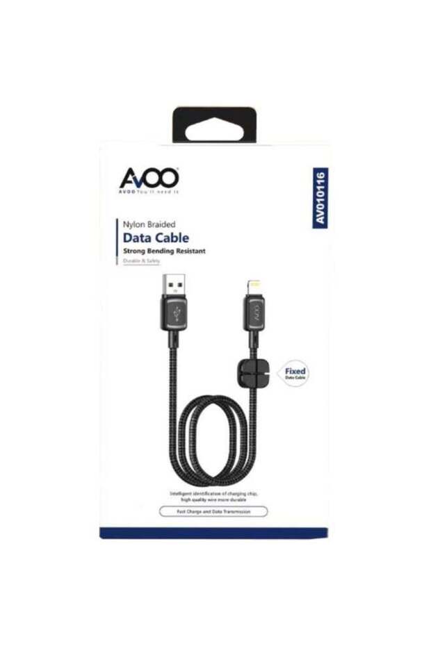 كابل شحن iPhone من USB إلى Lightning، بطول 1 متر مع خطاف ملحق