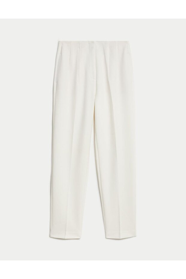 Yüksek Bel Tapered Fit Pantolon - 5
