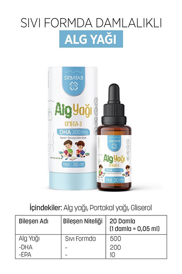 Alg Yağı Omega 3 30 ml - 7