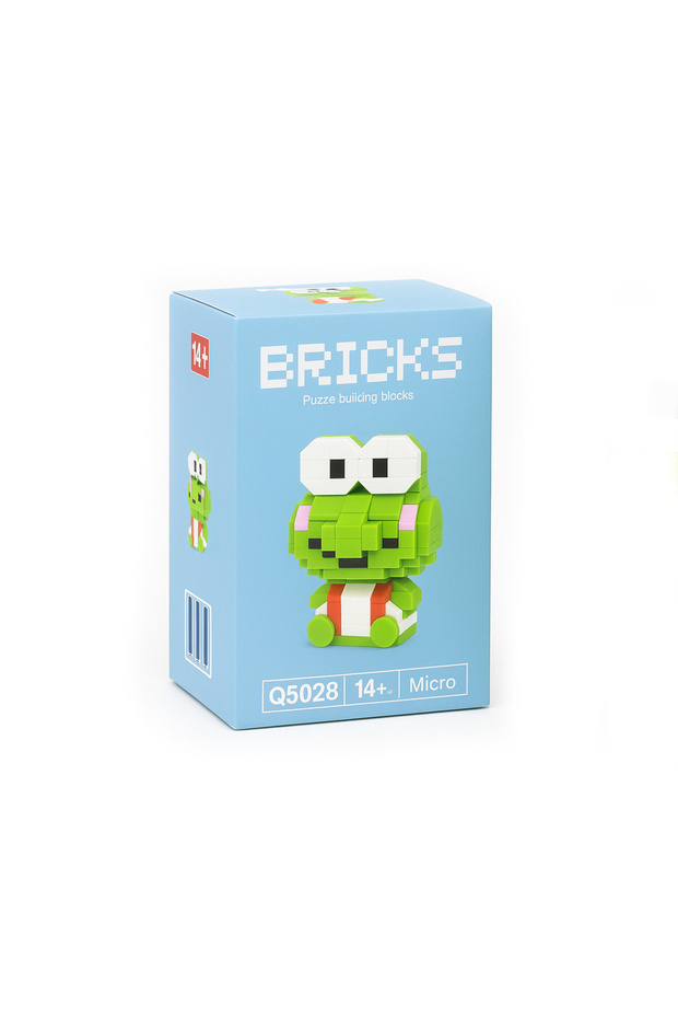 Keroppi Karakter Figürü 3D Yapboz Puzzle Yapı Oyuncakları - 4