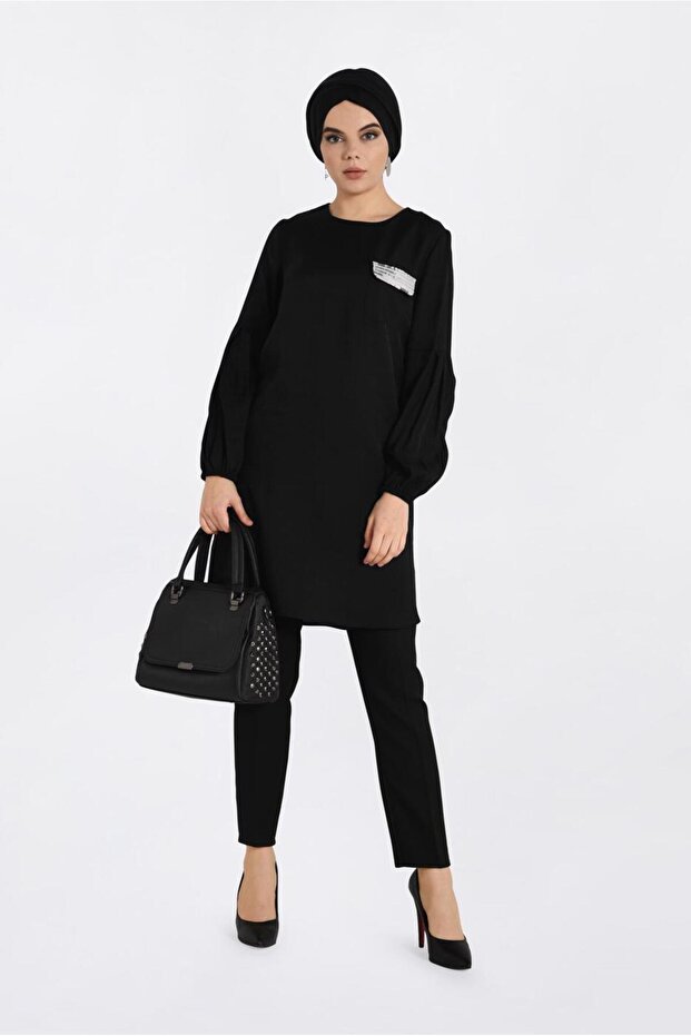 4386 Model Sequin Tunic - 1