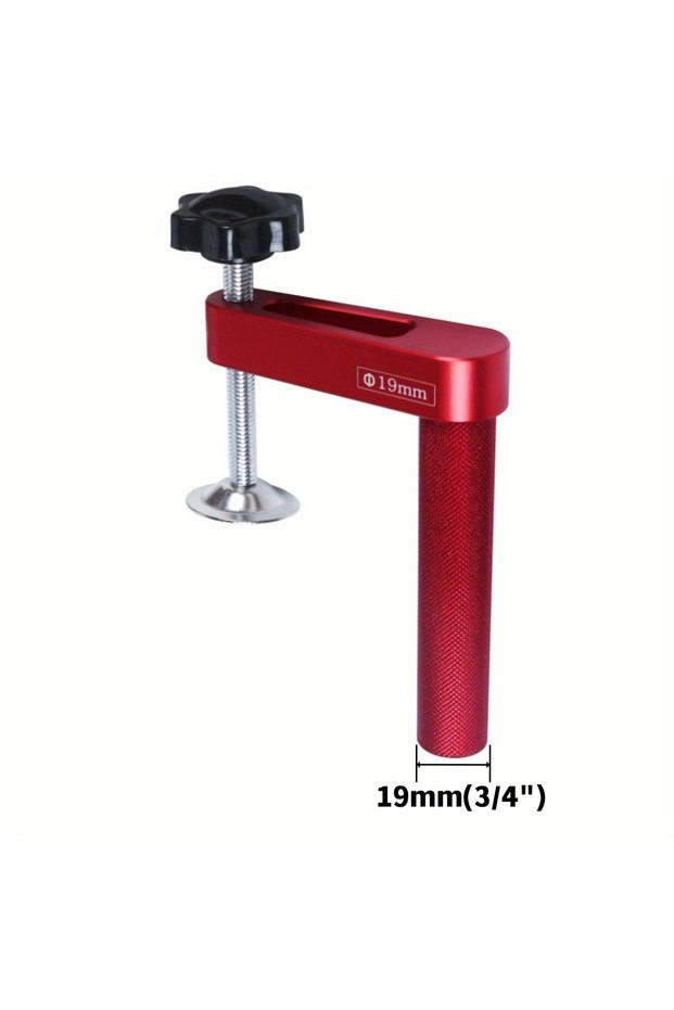 1pc 19mm 1pc 19mm/20mm Dog Hole Clamp Woodworking Benchtop Bench Dog Clamp Aluminum Alloy (3/4in and