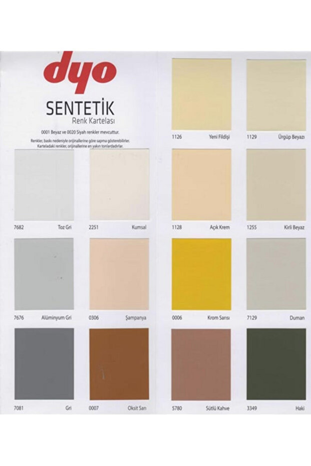 Dyolüx Sentetik Yağlı Boya Ahşap Boyası Metal Boyası 15 Lt - 2