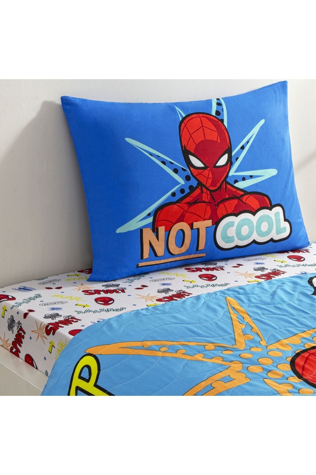 Taç Lisanslı Spiderman Thwip Tek Kişilik Pamuk Complete Set - 3