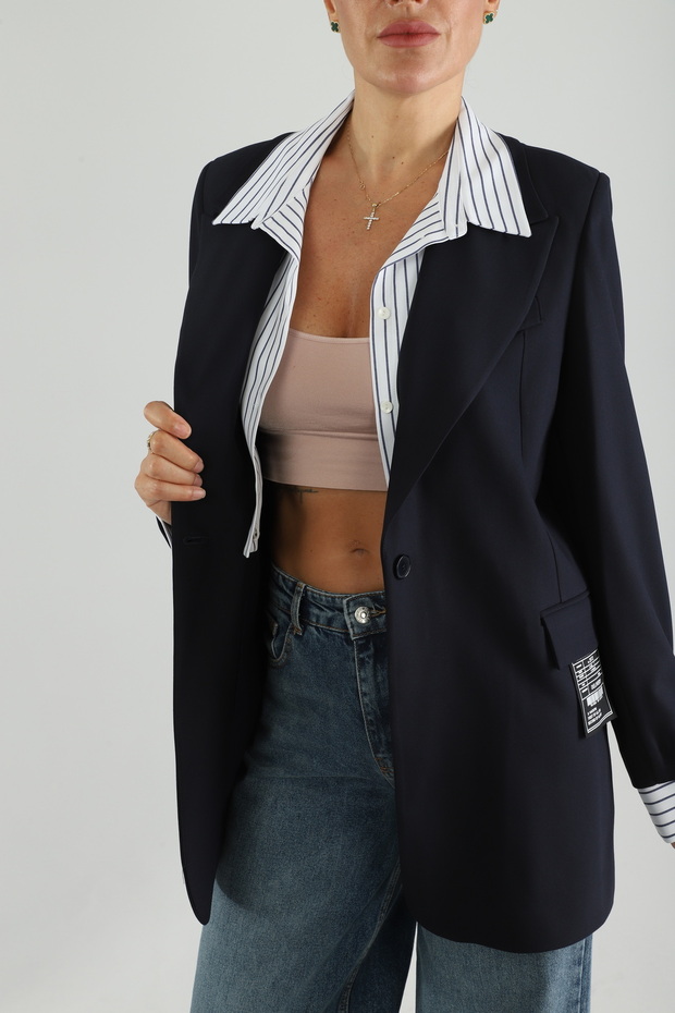 Günlük Oversize Gömlekli Ceket - 2