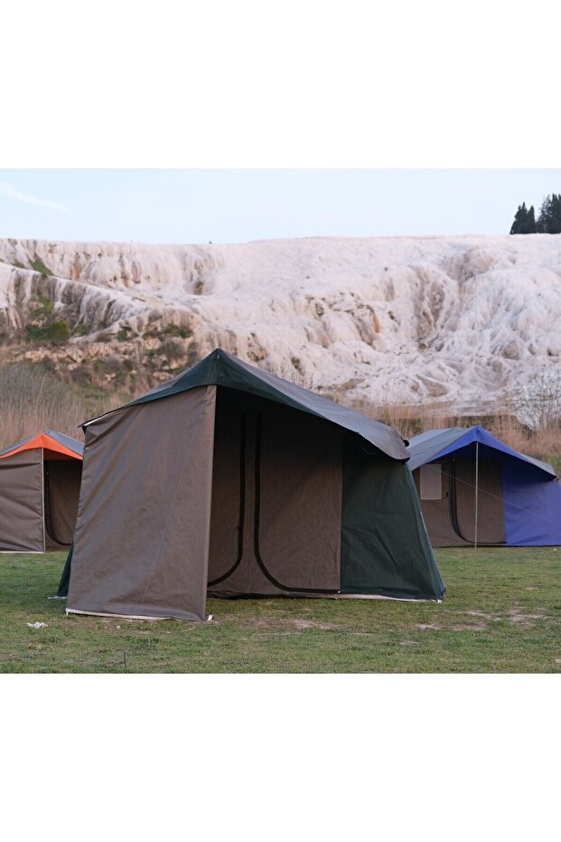 2+1 Mutfaklı Double Kamp Çadırı 4-6 Kişilik - 1