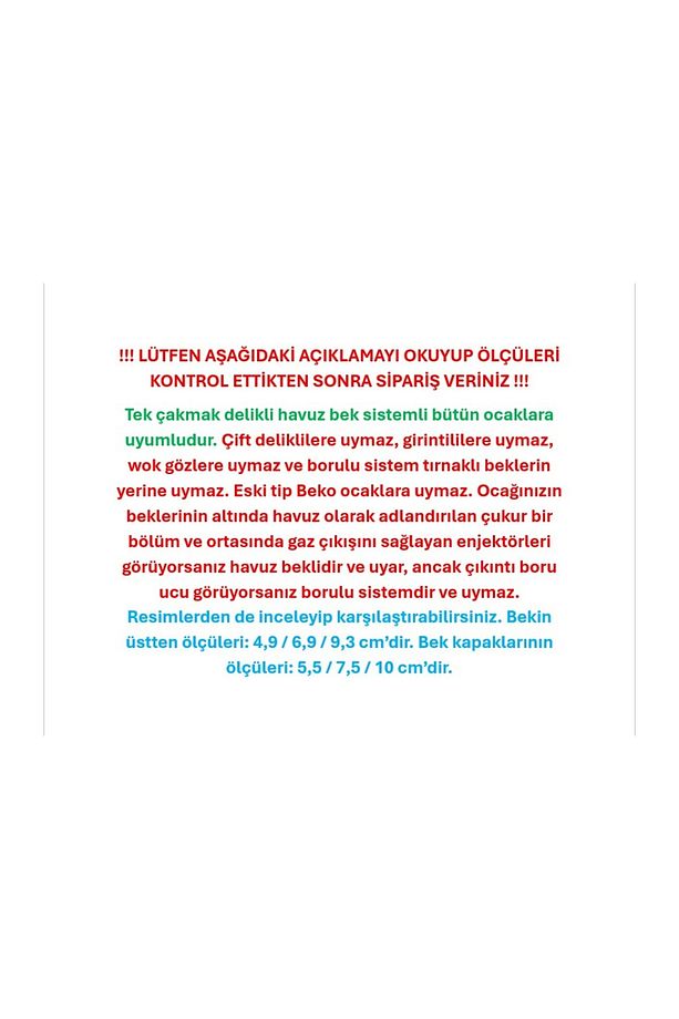 8 Parça Icf (bosch-siemens-profilo Uyumsuz) Set Üstü Ocak Ankastre Bek Ve Kapak Takımı - 3