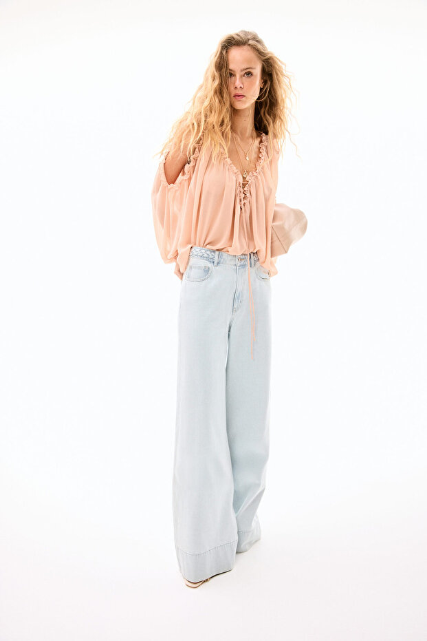 Wide High Jeans - 2