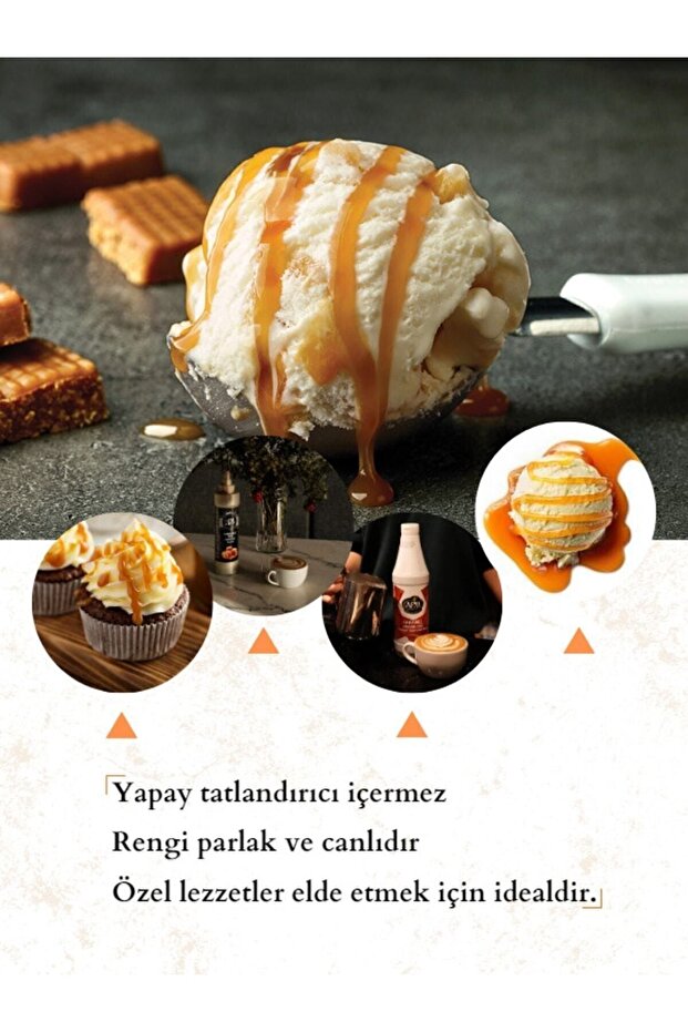 Karamel Aromalı Topping Sos 1kg - 2