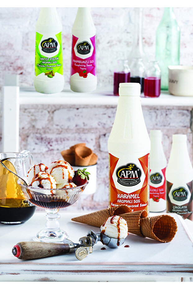 Karamel Aromalı Topping Sos 1kg - 3