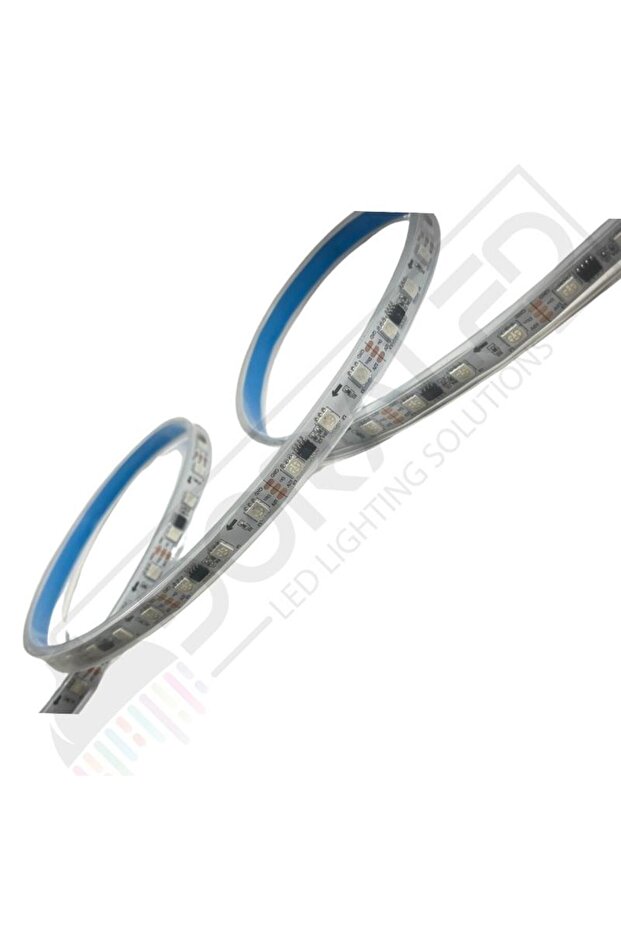 WS2811 Kalın Silikonlu İP68 ARGB Pixel Şerit Led 12 Volt 5m - 2