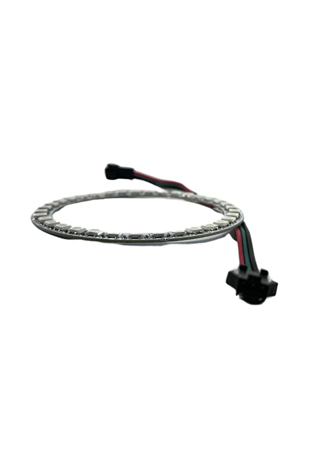 WS2812B Matrix Dijital Yuvarlak Pixel Led 35 Led Halka ARGB Magic Led Ayrı Ayrı Adresli Matrix Ekran - 6