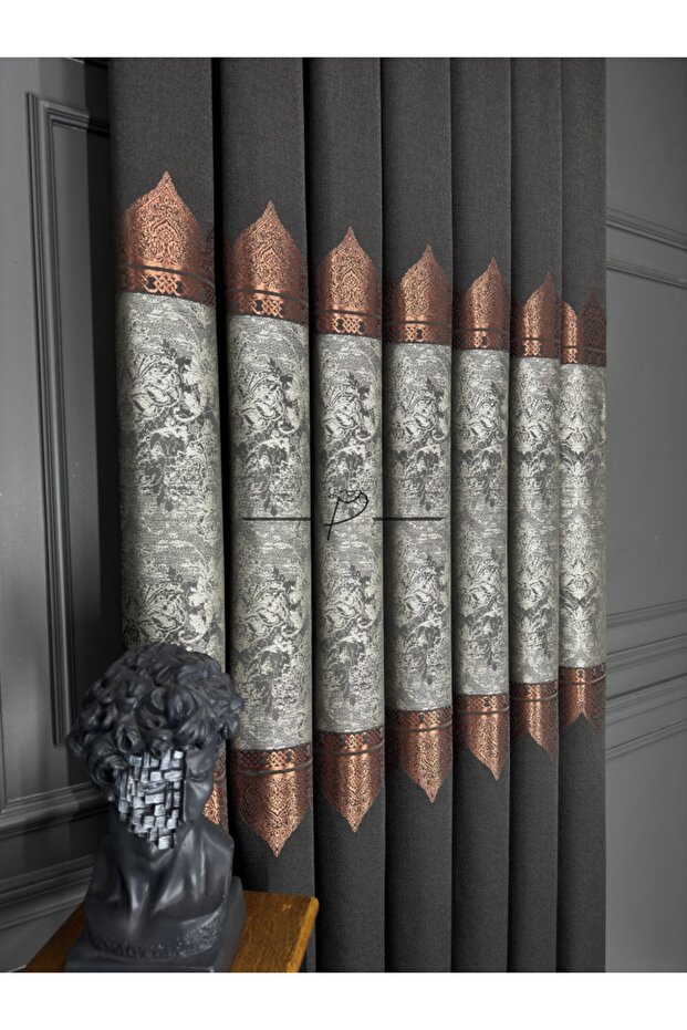 Background Curtain Panel Backdrop Nilo Pattern - 3