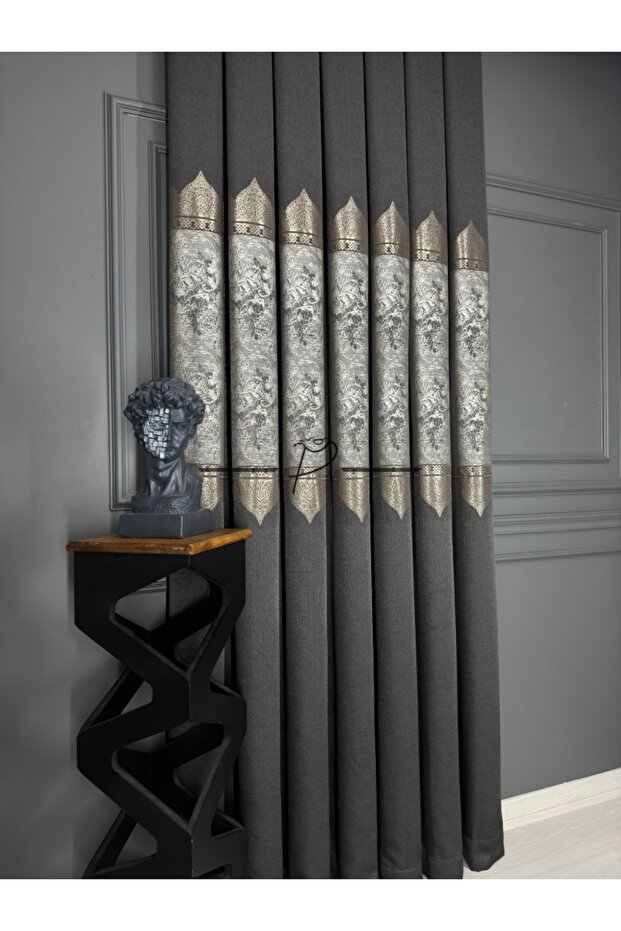 Background Curtain Panel Backdrop Nilo Pattern - 1