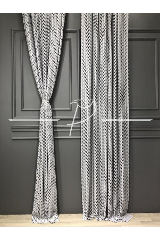 Fon Perde Palavan Desen Fileli Perde - 1