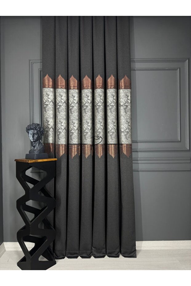 Background Curtain Panel Backdrop Nilo Pattern - 1