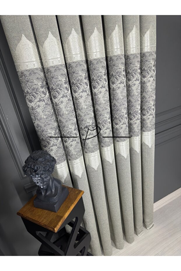 Background Curtain Panel Backdrop Nilo Pattern - 3