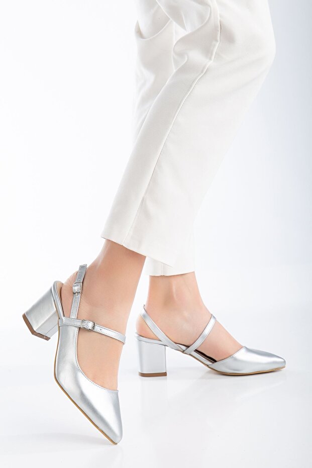 Karsu Heeled Shoes Silver