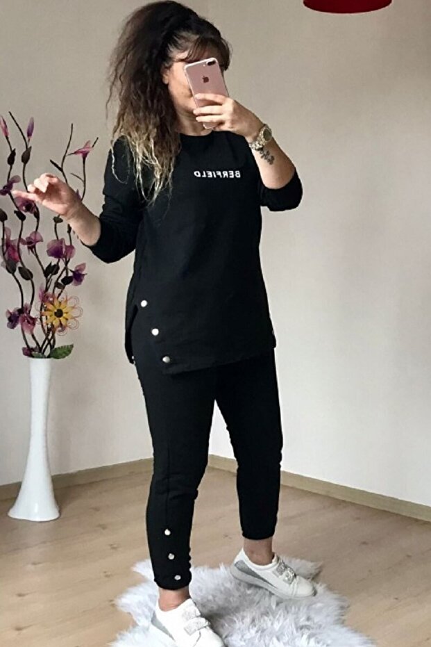 Černá sada s dlouhým rukávem - 2