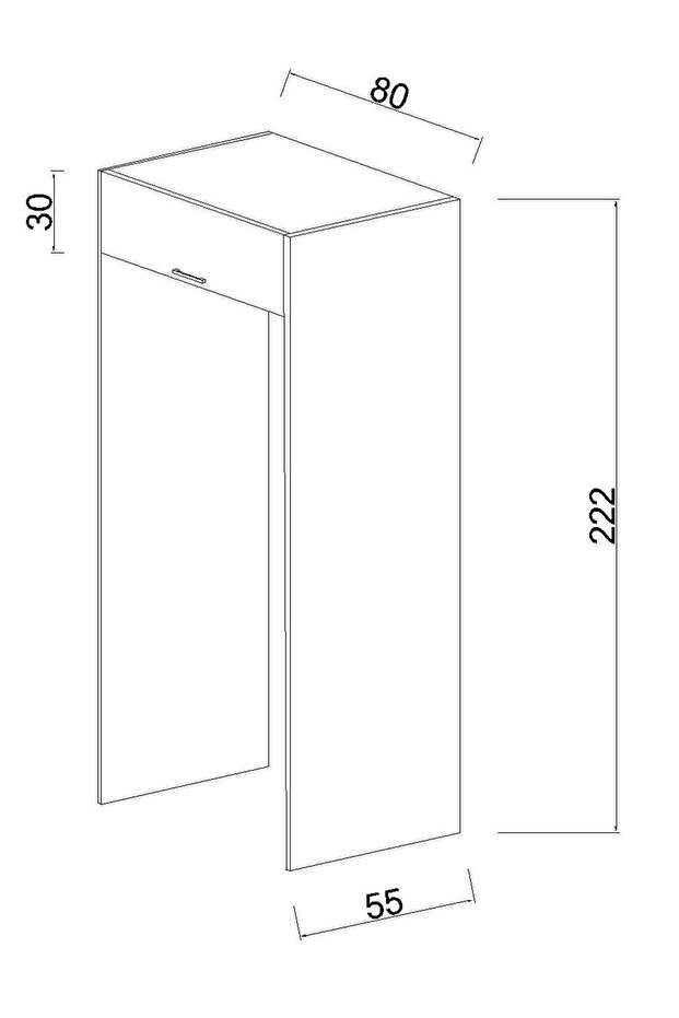 80 CM BUZDOLABI MODÜLÜ - 7
