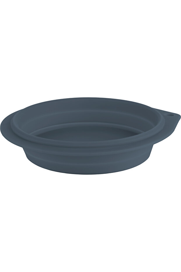 Silikon Katlanabilir Evcil Havyan Mama/Su Kabı Deep Blue - 5