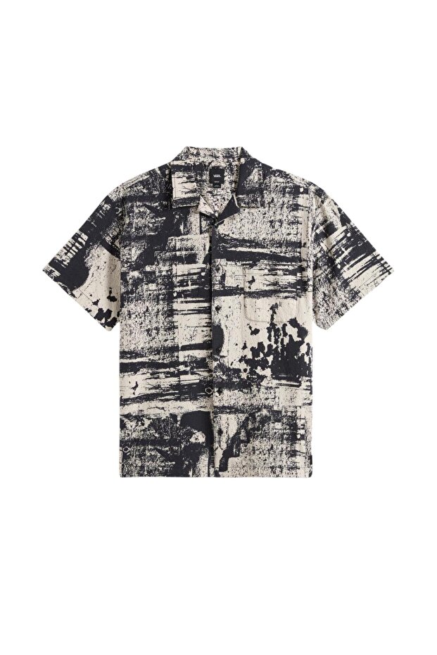 000P86F0V1-R Fallon Ss Woven Erkek G&amp;ouml;mlek Lacivert - 1