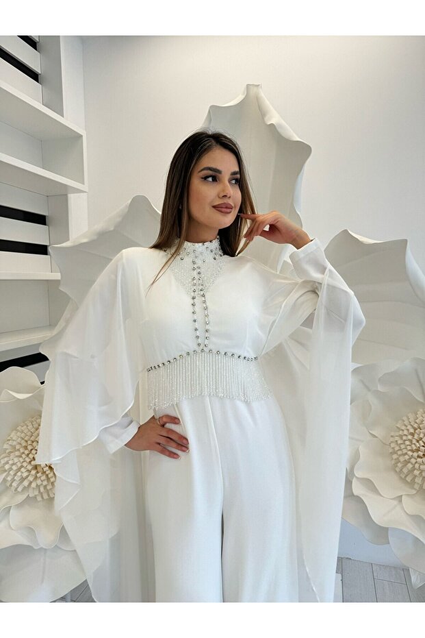 2860 TAŞ DETAYLI TULUM - 1