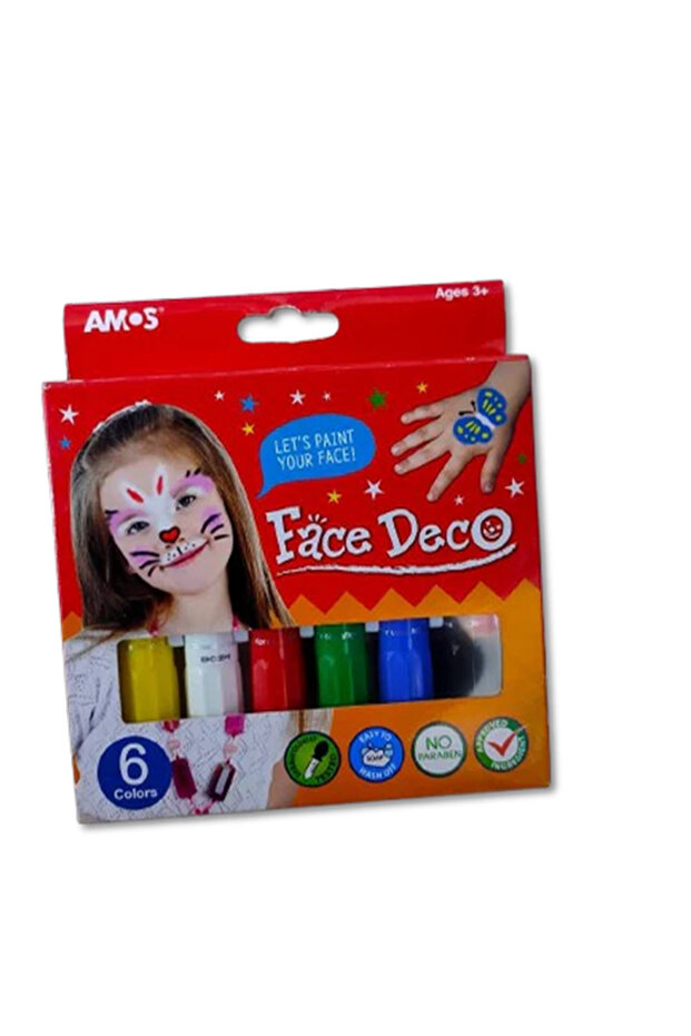 Disposable 3-Ply Anti-Bacterial Multi-Color Face Masks (6 Pack)