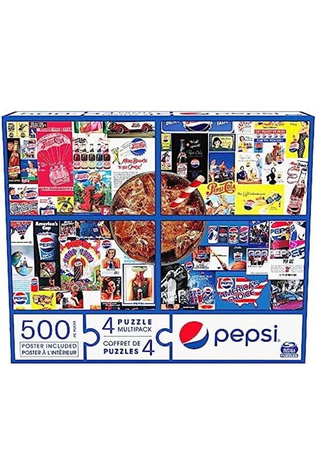 مجموعة ألغاز بيبسي، 4 قطع، 500 قطعة - 2
