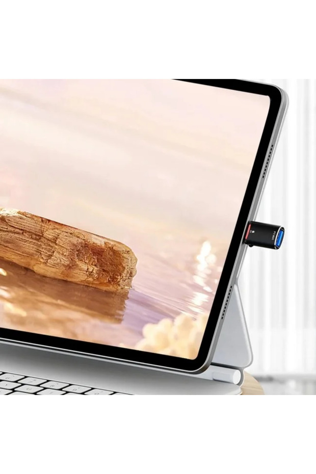 قارئ بطاقات Type-C USB 3.0 OTG- MicroSd متوافق مع هاتف Opp o Reno8 Pro+ Plus - 4