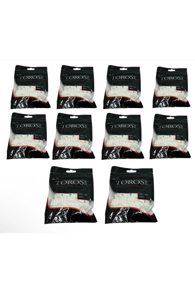 Toros 10 Poşet 6.0mm Pamuklu Poşet Filtre (10x150) - 1