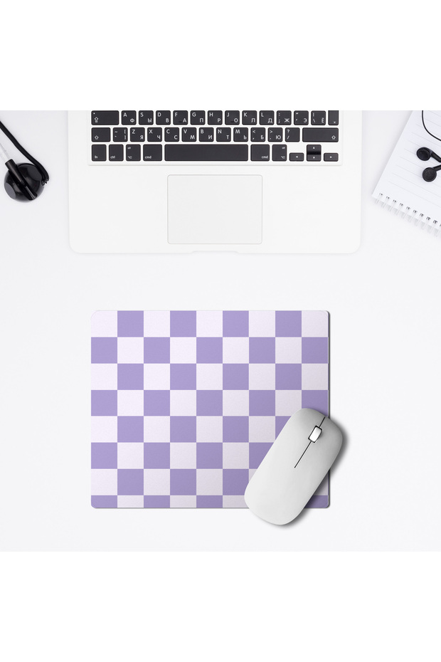 Colorful Checkered Patterned Mousepad - 1