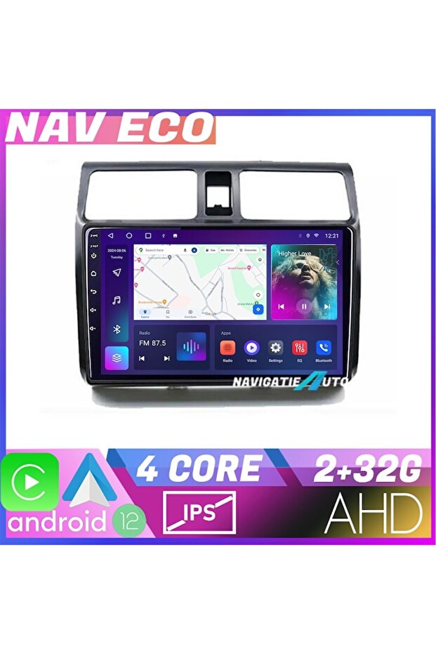 Dedicated Navigation for Suzuki Swift 2003-2010 K-SWIFT Android Screen 720P Quad Core 2+32 - 3