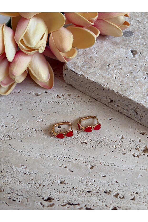 Colorful Summer Earrings with Heart