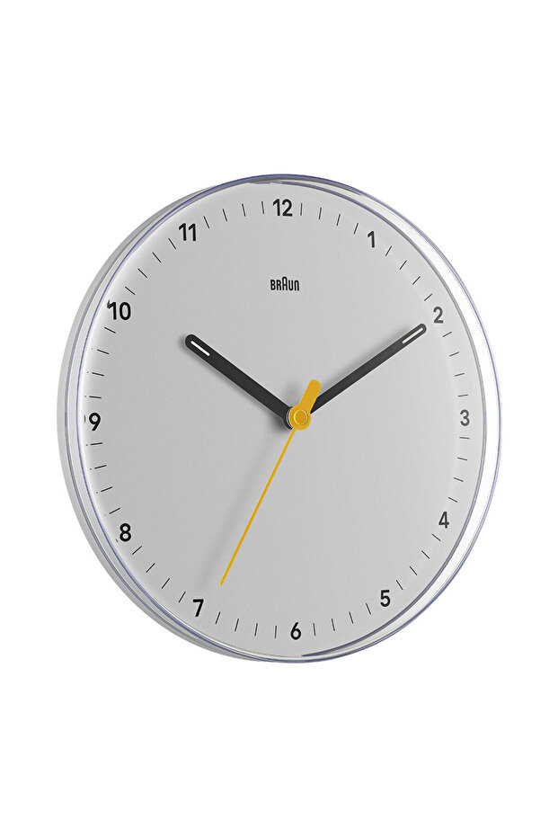 BC26W ساعة حائط تناظرية بيضاء - 2