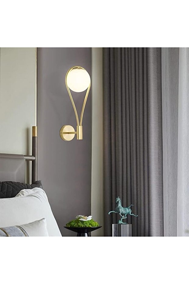 Gold Drop Wall Lamp E27 - 5