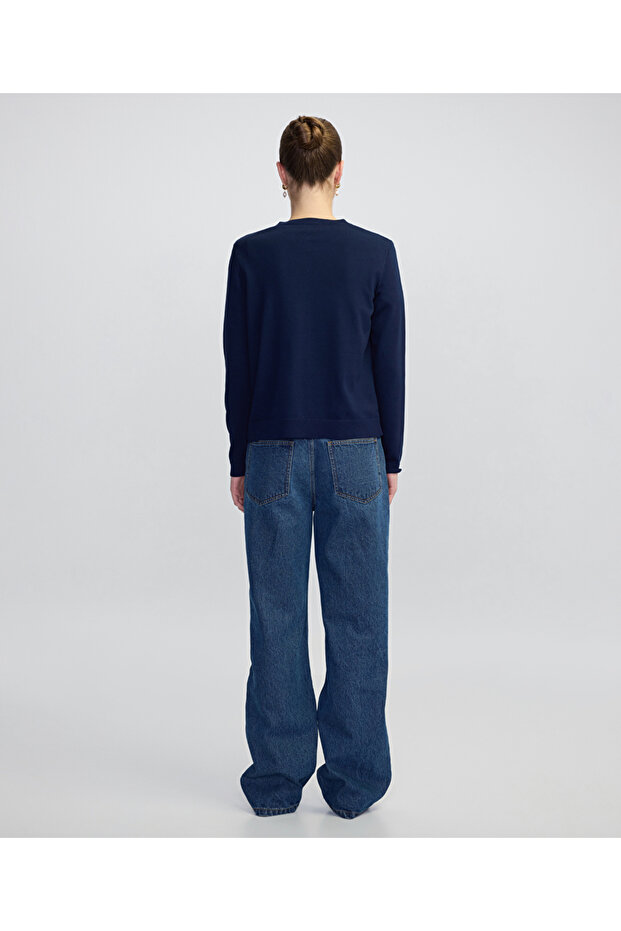 Basic triko hırka - 7