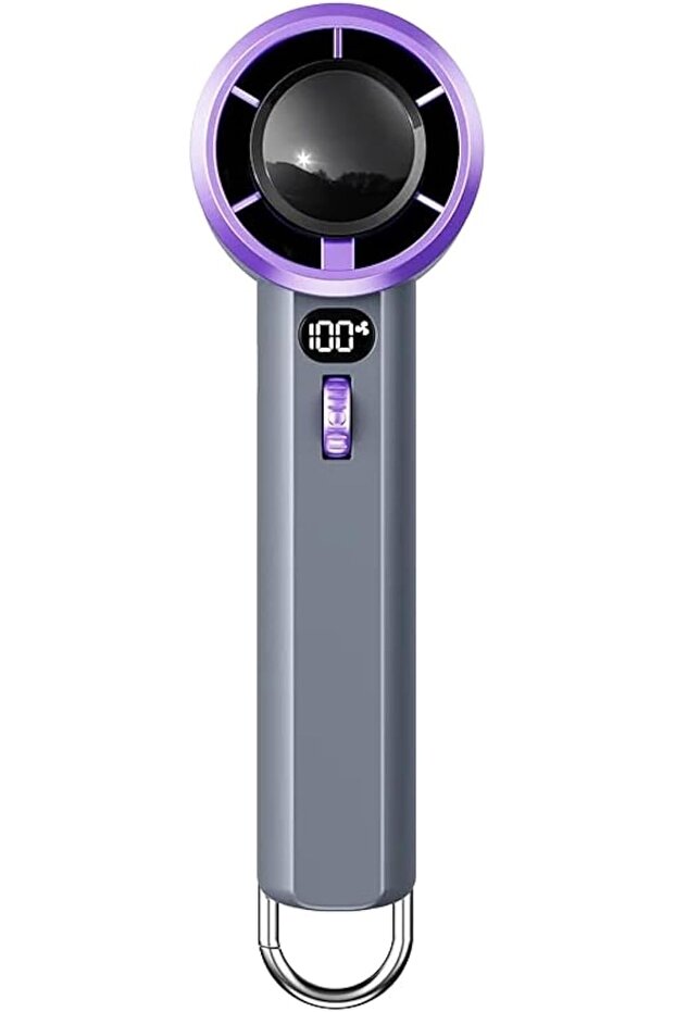 Portable Handheld Turbo Fan Cooling Semiconductor Refrigeration 3000mAh Battery 100 Wind Speeds Adju