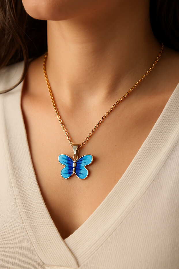 قلادة الجناح الأزرق - 1
