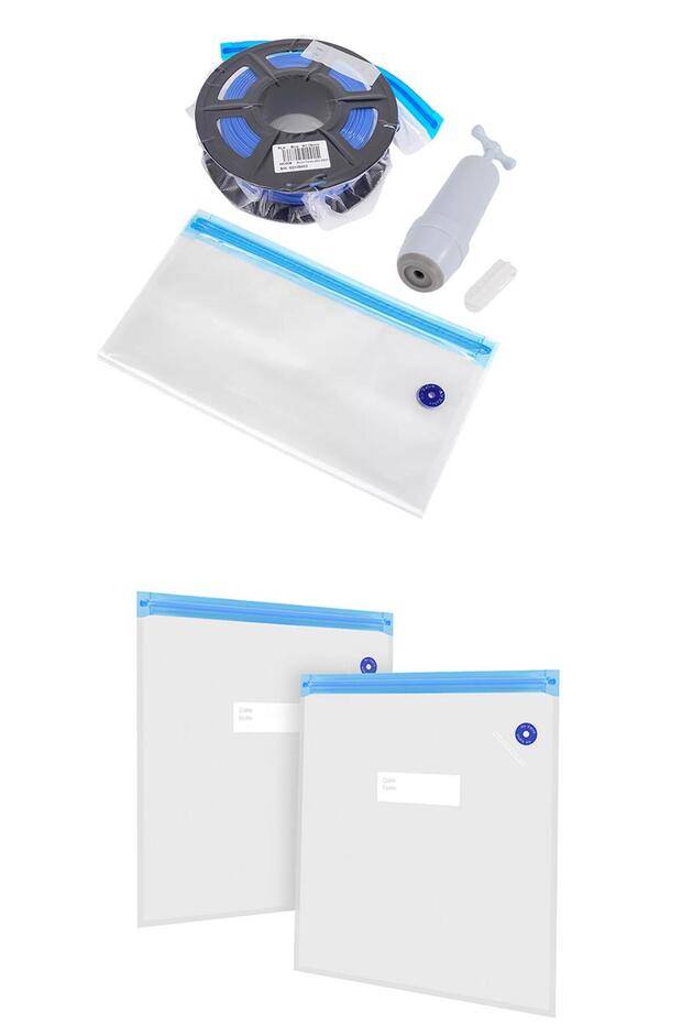 Filament Vakumlama Poşeti+Vakum Pompası(10 Poşet 1 Pompa 30x34cm) - 2