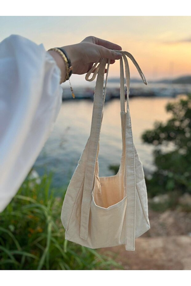 Ham bez kurdaleli çanta - 1